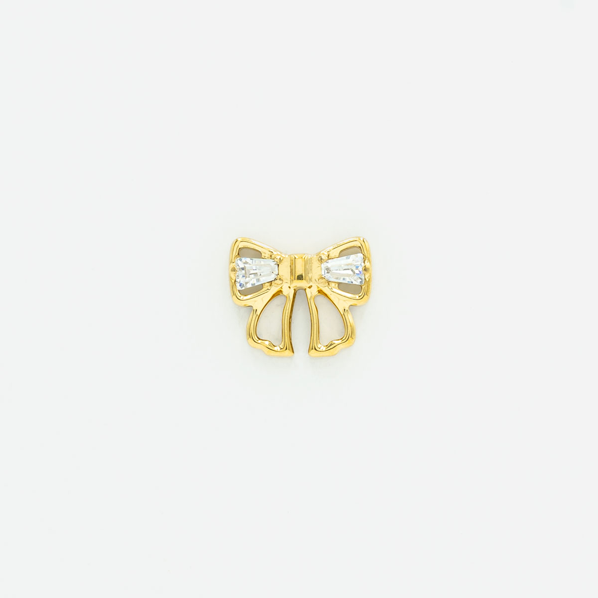 Złoty Labret Kokardka